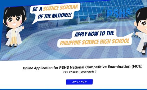 pshs qualifiers 2024-2025|Open for Application: Philippine Science High School Scholarship .